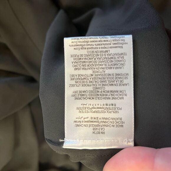 BCBGMaxAxria Little Black Drape Sheath Dress sz XS EUC - Picture 7 of 8